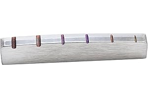 OVSAL Titanium alloy Electric Guitar Nut 42mm Pre-cut Guitar Nut for 6 String Les Paul LP Electric guitar Replacement Parts (42mm×8.9mm×6mm)