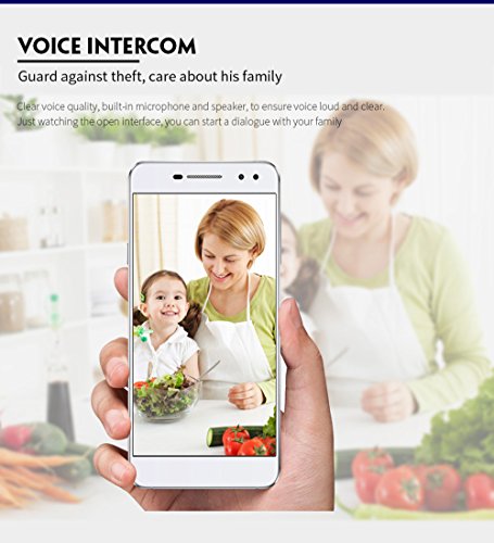 Home Security Camera System with Motion Detection,1280x720p Wireless Wifi Smart Camera Motion Detection Built-in Microphone for Home,Office,Shop,Surveillance Video Recorders,Hidden Cameras (White) - Thumbnail 7