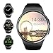 Bluetooth Smart Watch,Evershop 1.3 inches IPS Round Touch Screen Water Resistant Smartwatch Phone with SIM Card Slot,Sleep Monitor,Heart Rate Monitor and Pedometer for IOS and Android Smartphone