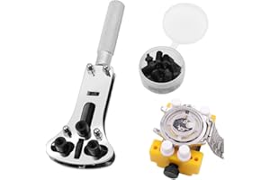 Wristwatch Case Opener Tool for Adjustable Screw Back Wrench and Remover for Watch Repair