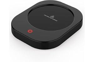 AROMARA Enhanced Candle Wax Melt Warmer for Jar Candles, Safely Releases Scents Without Flame, Coffee Mug Warmer for Desk, Gravity-Induction Auto Shut Off, Electric Self Heated Plate for Heating Milk Tea