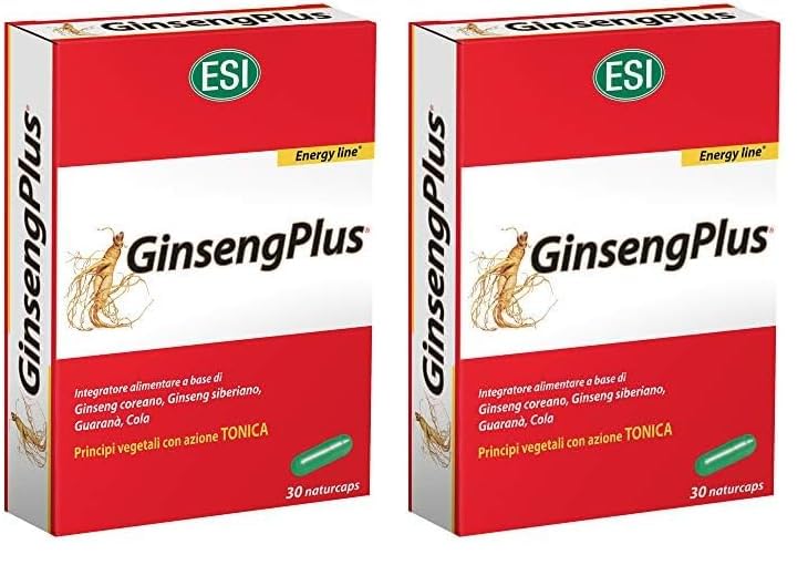 ESI Ginsengplus - 30 Naturcaps (Confezione da 2)