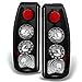 For Chevy C/K 1500 Models & C10 GMC Sierra Yukon Pickup Truck LED Black Tail Light Relacement Pair Set