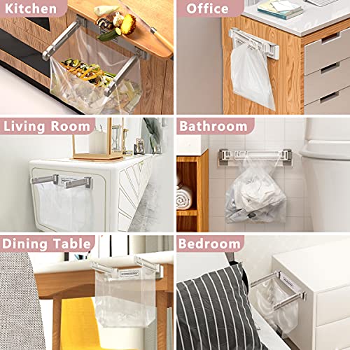 Homeberry Trash Bag Holder, Collapsible Under Sink Trash Can, Small