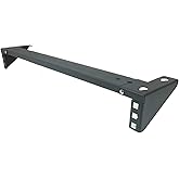 Jingchengmei 1U Steel Vertical Wall Mount Rack and Horizontal Under Desk PC Mount Bracket for 19 Inch Network Equipments (1U90)