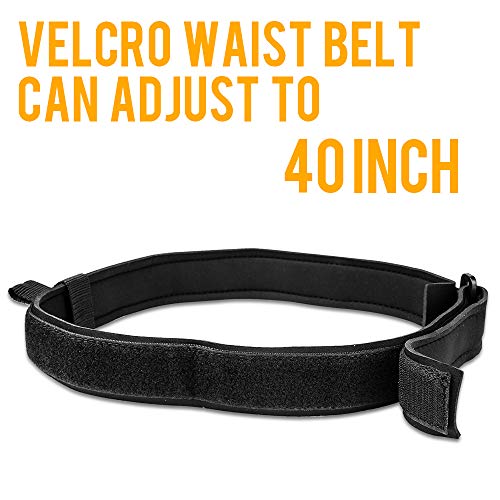 WOLFWILL Swim Resistance Belt - Strength Training Exerciser with Drag Parachute and Elastic Tether for Stationary Resistance Training/Endless Pool - Adult Kid Amateur Use