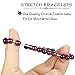 FIBO STEEL Mens Bracelet 7 Chakras Gemstone Bracelets for Men Women Natural Lava Rock Beads Healing Energy Yoga Bracelets F