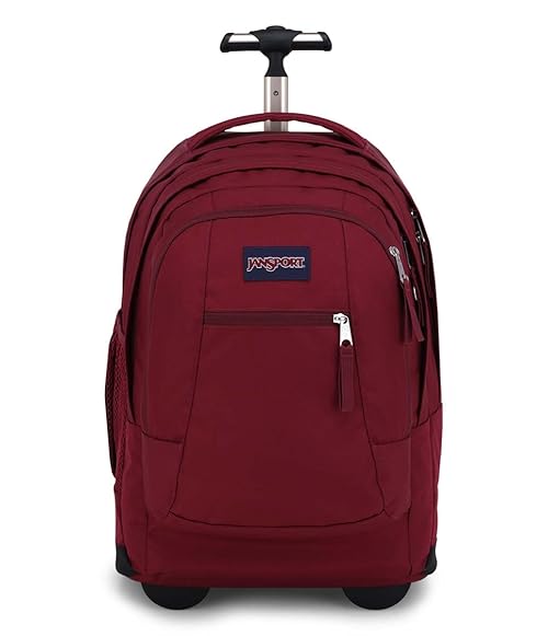 JanSport Driver 8 Wheeled Luggage, Russet Red (Red)