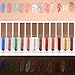 High Pigmented Spdoo Liquid Eyeshadow Metallic Glow - 12 Colors