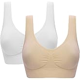 Women's Comfort Workout Sports Bra Low-Impact Activity Sleep Bras