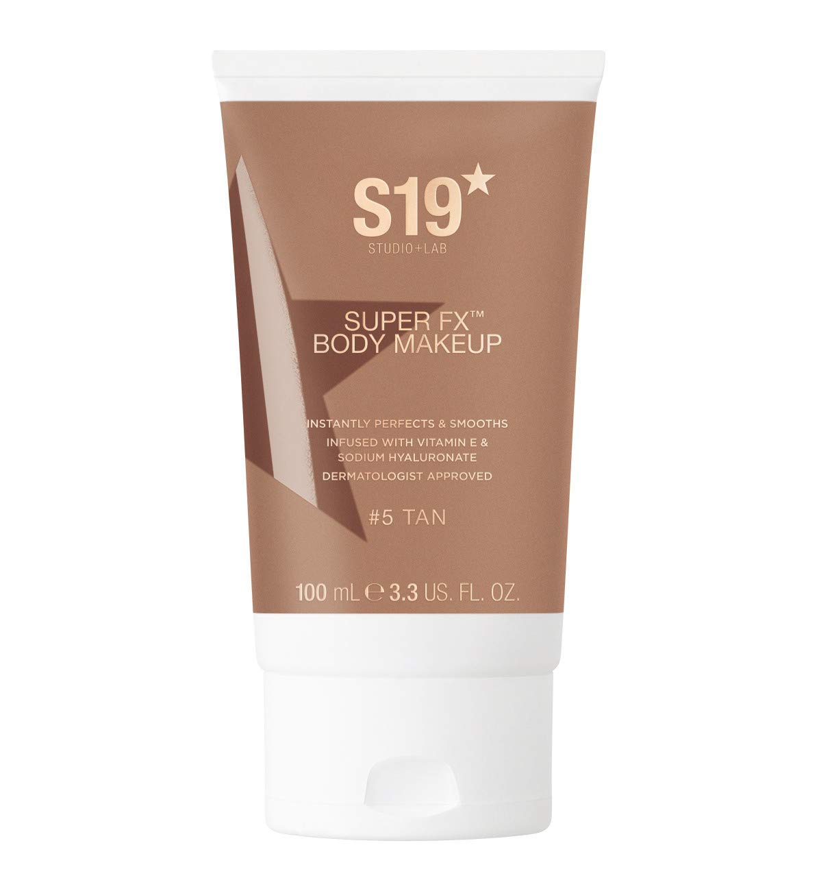 S19 SUPER FX Body Makeup, TAN - Smoothes & Evens Skin Tone & Texture, Hide Scars & Blemishes -100ml