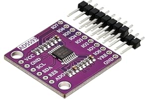 Jalzdieod AD5593 8-Channel ADC/Converter 12-Bit Analog-to-Digital Adjustable Inputs Output