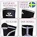 Knee Sleeves Only For Women By Smalets – 5 mm Neoprene Compression Support For Weightlifting & Powerlifting, Crossfit & Squats – Knee Brace For the Best Running - 15 Months Warranty – Black, XS