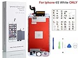 iPhone 6S Screen Replacement LCD Touch Screen Digitizer Frame Assembly Set (White)