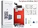 Oli & Ode iPhone 6S Screen Replacement For Lcd Touch Screen Digitizer Frame Assembly Set (White)