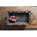 Creative Co-op Decorative Rust Metal Tray with Handles