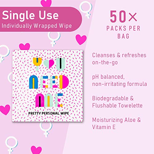 LA Fresh Feminine Hygiene Personal Flushable Wipes Made With Botanical Extracts Of Aloe, Chamomile, Cucumber, Vitamin E… - Image 2