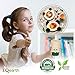 EQearth Kids Dinnerware 5-piece set Plate Bowl Cup Spoon Fork, Microwave and Dishwasher Safe, Natural-Plant-Fiber,Eco-friendly, Biodegradable material, Food-Grade Safe, BPA Free, Non-Toxic, Non-plastic, Panda Theme