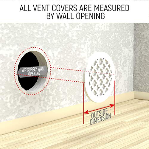 Saba Air Vent Cover Grille Acrylic Plexiglass 10" Round Duct Opening
