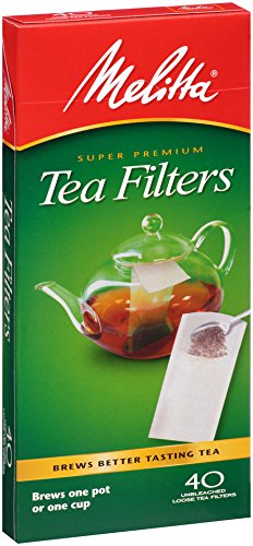 Melitta Tea Filters, 40-Count (Pack of 6)