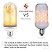 [UPGRADED] LED Flame Effect Light Bulb - E26 LED Flickering Flame Light Bulbs, Simulated Decorative Light Atmosphere Lighting Vintage Flaming Light Bulb for Bar/ Christmas Decoration