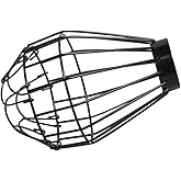 Uonlytech Light Bulb Cover Metal Lamp Bulb Guard Industrial Clamp on Metal Guard Cage Hanging Cover for Pendant Farmhouse Lig