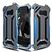 Samsung Galaxy S8 Plus Metal case,Feitenn® Hybrid Armor Alloy Aluminum Metal Bumper Frame case Anti-Scratch Sturdy Hard Metallic Military Heavy Duty Case for S8 Plus (Blue)