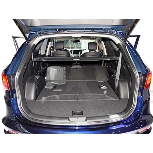 Vesul Black Tonneau Cover Retractable Rear Trunk Cargo Luggage Security Shade Cover Shield For Hyundai Santa Fe Sport 2016 2017 2018 Fit For 2016 2017 2018 Santa Fe Sport Best Satyavir Com