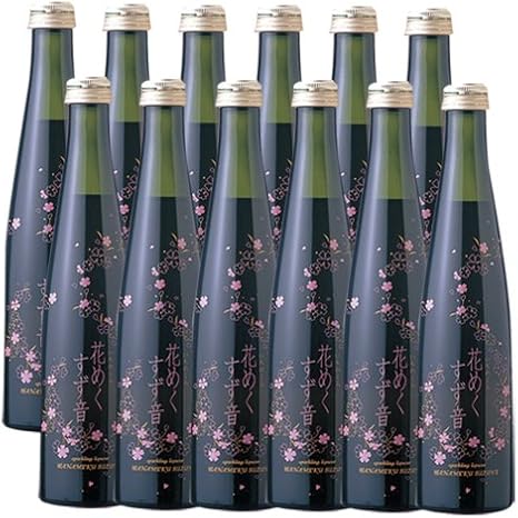 Amazon Co Jp 一ノ蔵 すず音 発砲清酒 おかげさまで注文多数のため出荷規制 次回は年末 もう飲んだ 前回入荷分960本完売 あのリピーター続出の花めくすず音がついに今年初入荷 花めくすず音 12本セット 限定生産ver スパークリング日本酒 食品 飲料 お酒
