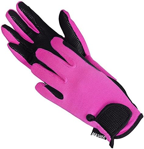 Mashfa Horse Riding Gloves Gents Ladies Children All types Cotton Dublin Track Fabric Shires Gloves Leather Equestrian 1 YEAR WARRANTY Gloves