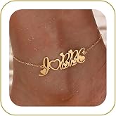 Funny Naughty Ankles Bracelet for Women Waterproof Gold Plated Silver Anklet Couple Wife Gift Bracelet Dainty Adjustable Jewelry Gag Gift for Women
