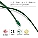 GearIT Cat 6 Ethernet Cable (24-Pack 2 Feet) Cat6 Network Patch, 10Gbps, RJ45, Snagless Cord, Gold-Plated Connectors, Internet for PC, TV, Tablet, Router, Printer, Servers, IT Data Center - Green