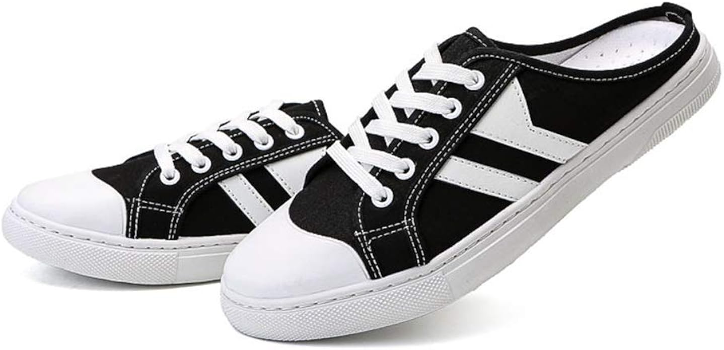 white canvas deck shoes