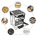 BBTshop Foldable Stainless Steel Barbecue Grill, Portable Camping Stove Camp Wood Stove Burning Backpacking Stove for Outdoor Hiking Picnic BBQ Grill Toolsthumb 1