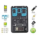 All in One Credit Card Size Slim SIM Adapter kit