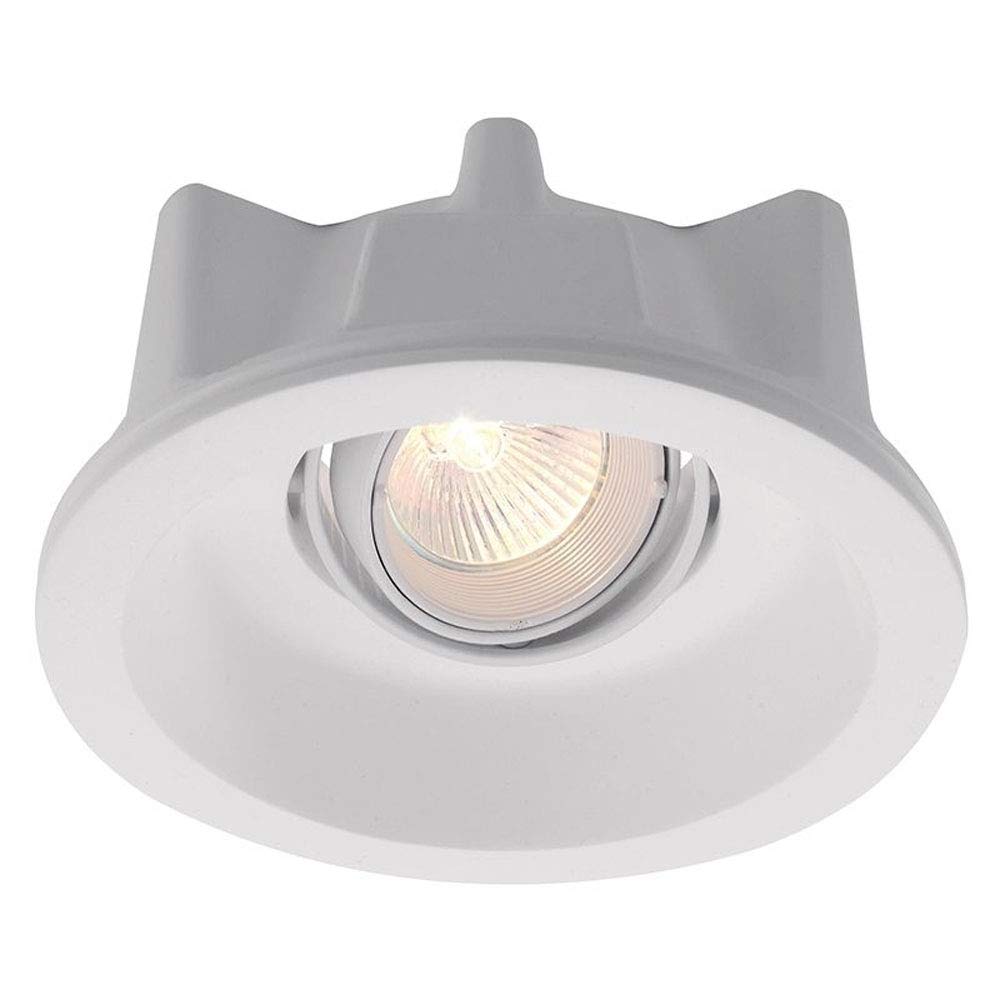 Deko - Light 110503 GU5.3/MR16 12 V AC/DC 50 W Aluminium Constant Voltage Recessed Ceiling Ring, Silver