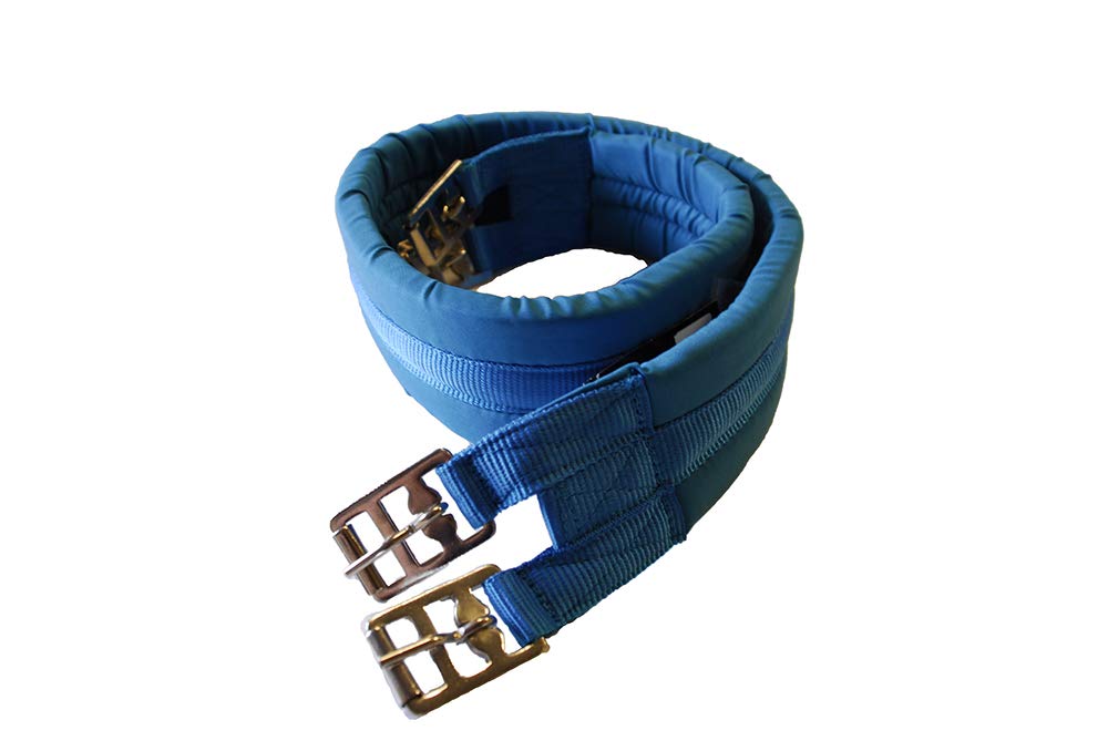 Rhinegold Cotton Padded Girth - 46" - Turquoise