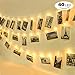 GreenClick 40 LED Photo Clips String Lights, Photo Clips Holder 7.2 Feet, Warm White, Battery Powered, 8 Modes Remote Bedroom Christmas Decoration for Hanging Photos Pictures Cards etc.