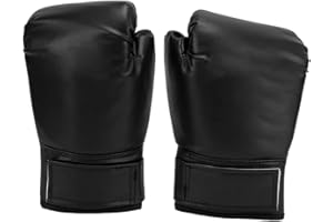 10oz Boxing Gloves, Breathable Training Boxing Gloves for Adult for Fitness for Sanda(Black)