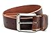Nickel Smart Roan Mountain Brown Leather Belt - 36