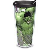 Tervis Marvel - Hulk Made in USA Double Walled Insulated Tumbler Cup Keeps Drinks Cold & Hot, 24oz, Iconic