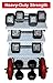 Wall Control Pegboard Organizer 4 ft. Metal Pegboard Standard Tool Storage Kit with Galvanized Toolboard and White Accessories