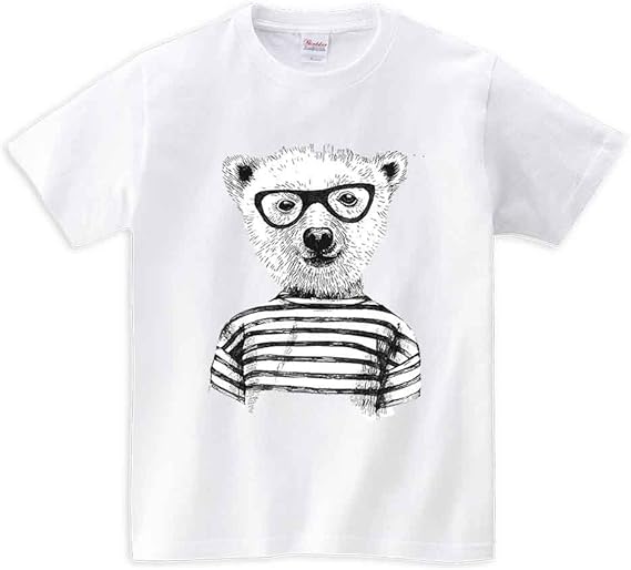 Amazon ノーブランド品 オタクくま 熊 メンズ 半袖 Tシャツ オリジナルプリント 通販