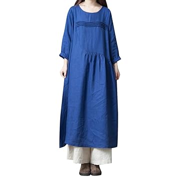 long sleeve cotton maxi dress