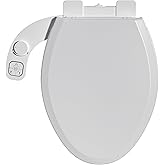 Clirass Bidet Toilet Seat Non-Electric,Fits Elongated Toilets - Soft Close Lid,Quick-Release for Easy Cleaning - Dual Nozzle System with Self Cleaning,Adjustable Water Pressure