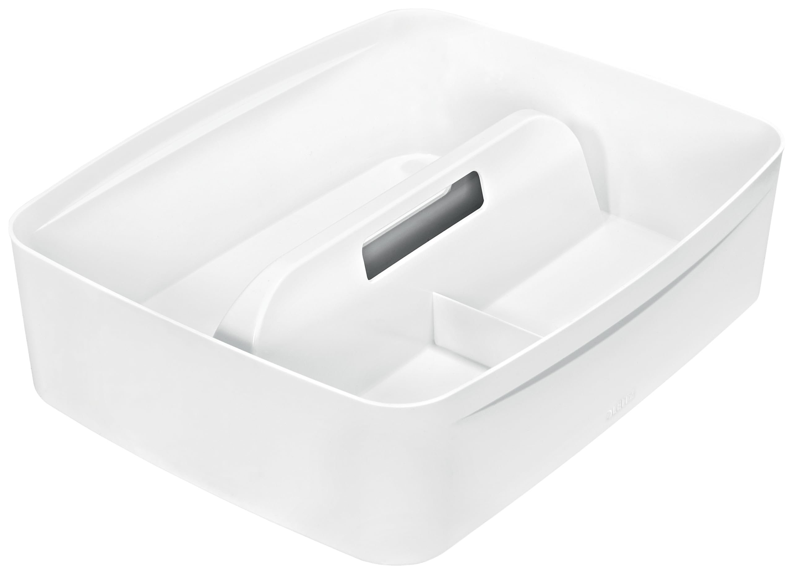 Leitz MyBox Organiser Tray with Handle Large, Storage, Waterproof, BPA Free and Food Safe, White, 53220001