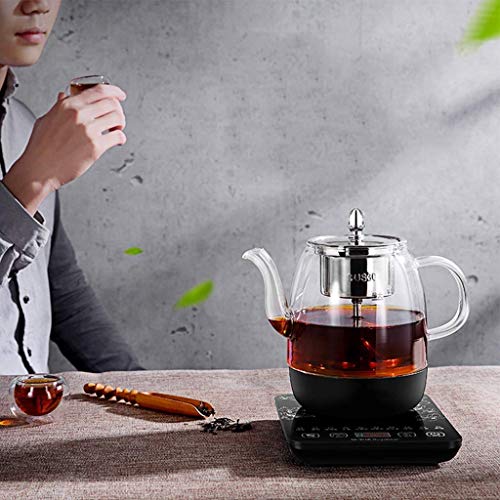 WSJTT Bollitore Elettrico, 1L Electric Glass Tea Kettle bollitore Cordless con Controllo di Temperatura, spegnimento… - immagine 6