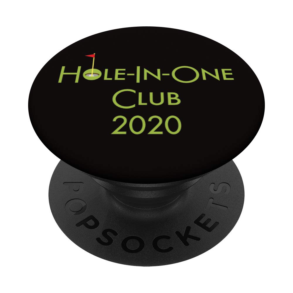 Hole In One Club 2020 Design Golfing Golfer Gift Idea PopSockets Grip and Stand for Phones and Tablets