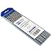 Midwest Tungsten Service TIG Welding Tungsten Electrodes 10-Pack (Blue - 2% Lanthanated Tungsten (WL20/EWLa-2), 1/8