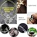 BSGB DIY Paracord Kits Ferro Rod & Scraper with Tinder Cord | Survival Fire Starter Necklace Gear Firesteel Striker Kit Magnesium Ferro Rod Tool with Adjustable 550 Rope Emergency Lanyard for Campingthumb 1